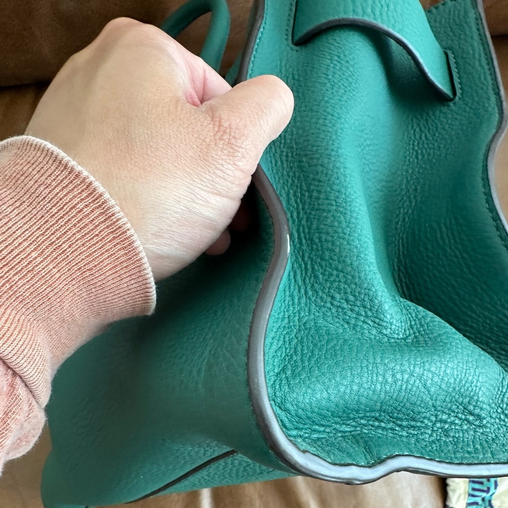 Tory Burch Gemini Link Leather Tote in Melachite - Picture 9 of 16